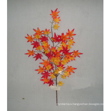 Autumn Maple Tree Leaf Artificial Flower Plant for Home Garden Decoration (19345)